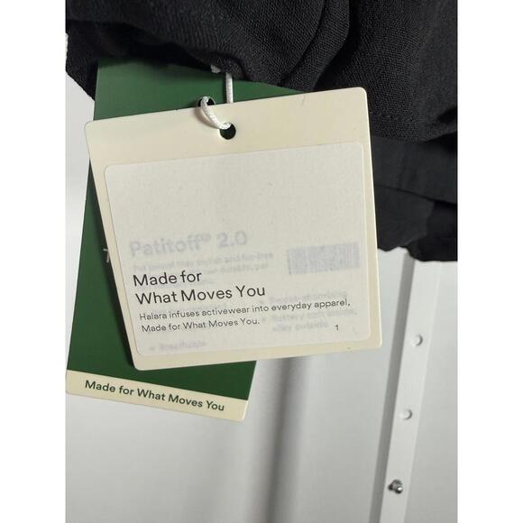 NWT Halara Black Side Tie Wrap Skort Athletic Casual Mini Skirt Size Small - Picture 5 of 8